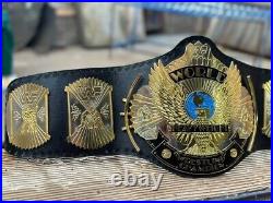 DUAL Winged Eagle Championship Wrestling Replica Title Belt Brass 4MM Adult size