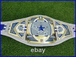 Dallas Cowboys NFL Championship Belt Replica Adult Size 2mm Brass