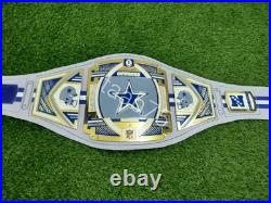 Dallas Cowboys NFL Championship Belt Replica Adult Size 2mm Brass