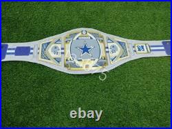 Dallas Cowboys NFL Championship Belt Replica Adult Size 2mm Brass