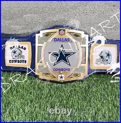 Dallas Cowboys NFL Championship Belt Super Bowl Football League 2mm Brass