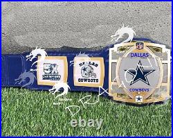 Dallas Cowboys NFL Championship Belt Super Bowl Football League 2mm Brass
