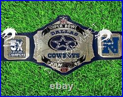 Dallas Cowboys Super Bowl NFL Championship Belt American Football 4mm Brass