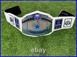 Dallas Cowboys Superbowl Championship Belt Adult size Raplica 2mm ZINC Dallas Cowboys Superbowl Championship Belt Adult size Raplica 2mm ZINC