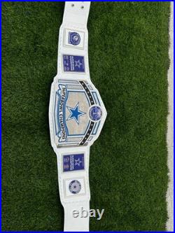 Dallas Cowboys Superbowl Championship Belt Adult size Raplica 2mm ZINC Dallas Cowboys Superbowl Championship Belt Adult size Raplica 2mm ZINC