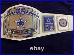 Dallas Cowboys Superbowl Championship Belt Adult size Raplica 2mm ZINC