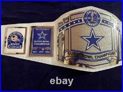 Dallas Cowboys Superbowl Championship Belt Adult size Raplica 2mm ZINC