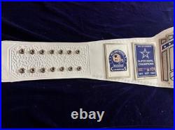 Dallas Cowboys Superbowl Championship Belt Adult size Raplica 2mm ZINC