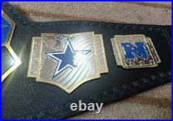 Dallas Cowboys World Championship Belt Adult Size 2mm Brass