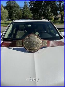 Dave Millican Cast Crumrine Big Gold Championship Wrestling Belt