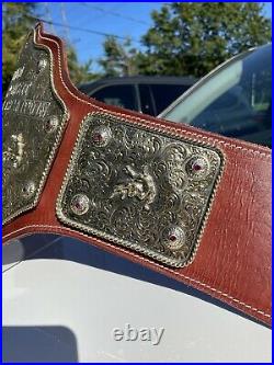 Dave Millican Cast Crumrine Big Gold Championship Wrestling Belt