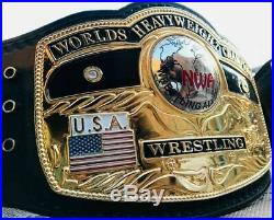 Domed Globe NWA World Heavyweight Wrestling Championship Belt Adult Size
