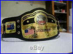Domed Globe Nwa World Heavyweight Wrestling Championship Belt Adult Size