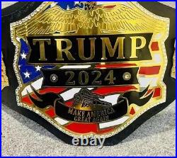 Donald Trump USA Presidential Election 2024 Championship Belt 2mm Brass Fastship