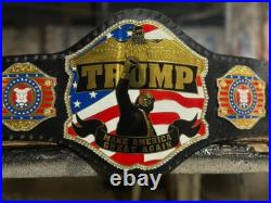 Donald Trump USA Presidential Election 2024 Championship Brass Belt 2MM Adult Donald Trump USA Presidential Election 2024 Championship Brass Belt 2MM Adult
