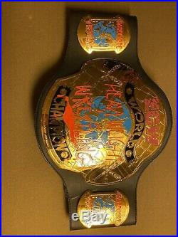 ECW Championship Replica World Title Belt Figures Toy Co. WWE WCW AEW