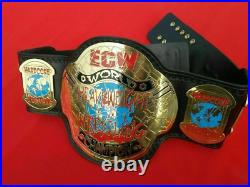 ECW HEAVYWEIGHT CHAMPIONSHIP REPLICA BELT Adult Size (Brass Plates)