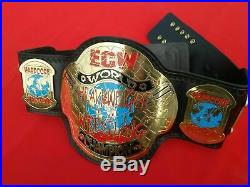 ECW World Heavyweight Wrestling Championship Belt Adult Size in 2mm Plate