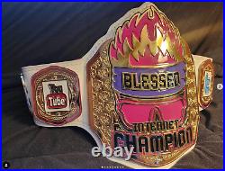 EW CUSTOM BLESSED INTERNET Championship belts adult Size