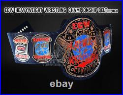 Ecw World Heavyweight Wrestling Championship Belt Replica Adult Size 2mm Brass