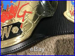 Ecw Wwf Ultra Deluxe 4mm Heavyweight Championship Belt Replica (wcw) ULTRA RARE