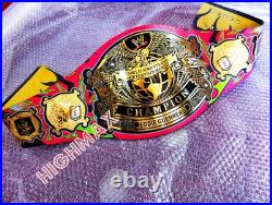 Eddie Guerrero Signature Series Championship title belt Brass thick plates
