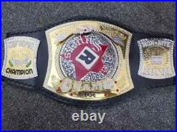 Edge Rated R Spinner Championship (2MM) Belt Adult Size champion Mattel Brass