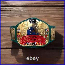 European Championship Replica Belt Wrestling Title Rare Collectible 2mm Brass