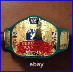 European Championship Replica Belt Wrestling Title Rare Collectible 2mm Brass