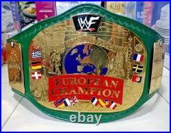 European Championship Title Wrestling Belt Hardys Jeff Replica Brass 4MM