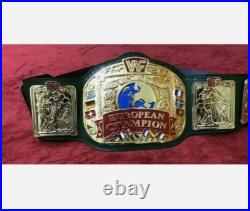 European Wrestling Championship Replica Title Belt 2mm Or 4mm Brass Belt