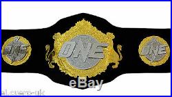 FC MMA ONE CHAMPIONSHIP LEATHER REPLICA BELT. Adult size