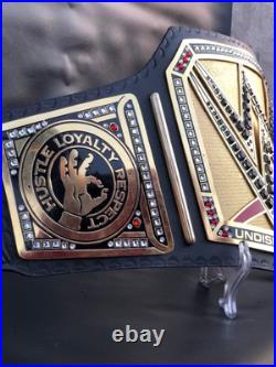 Fan Inspired Championship Wrestling Belt Replica 2mmBrass Adult Hustle Loyalty