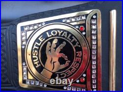 Fan Inspired Championship Wrestling Belt Replica 2mmBrass Adult Hustle Loyalty