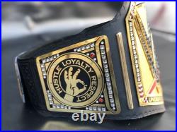 Fan Inspired Championship Wrestling Belt Replica 2mmBrass Adult Hustle Loyalty