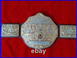 Fandu Big Gold Nickel/gold Wrestling Championship Title Belt Brown Strap
