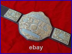 Fandu Big Gold Nickel/gold Wrestling Championship Title Belt Brown Strap