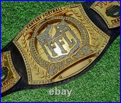 Fantasy Football Championship Belt Gold FFL Champion Trophy Belt with Crystals Fantasy Football Championship Belt Gold FFL Champion Trophy Belt with Crystals