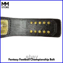Fantasy Football Championship Belt Gold FFL Champion Trophy with Crystals