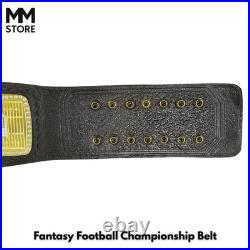 Fantasy Football Championship Belt Gold FFL Champion Trophy with Crystals