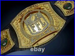Fantasy Football Championship Belt Trophy Gold FFL Champion Wrestling Style