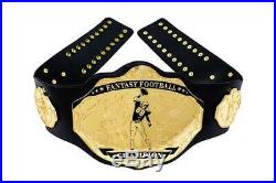Fantasy Football Championship Belt Trophy Prize. Spike Black/Gold