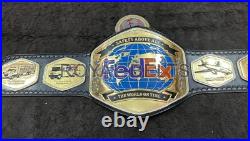 Fedex Custom Championship Wrestling Adult Size Brass Plated Title Belt