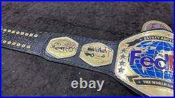 Fedex Custom Championship Wrestling Adult Size Brass Plated Title Belt