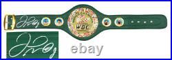 Floyd Mayweather Jr. Signed WBC World Championship Boxing Green Belt SCHWARTZ