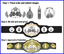 Fully Custom Championship Belt We Engrave Your Images and Text