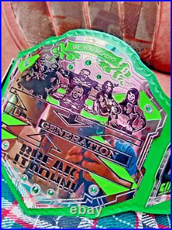 Generic DX Generation Wrestling Championship Replica Belt, Chrome Plated Brass