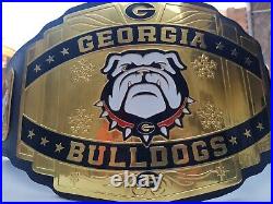 Georgia Bulldogs Super Bowl Championship American Football NFL Belt 2MM METAL