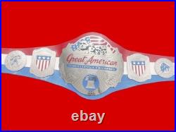 Great American custom made Wrestling championship title belt 2mm