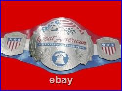 Great American custom made Wrestling championship title belt 2mm